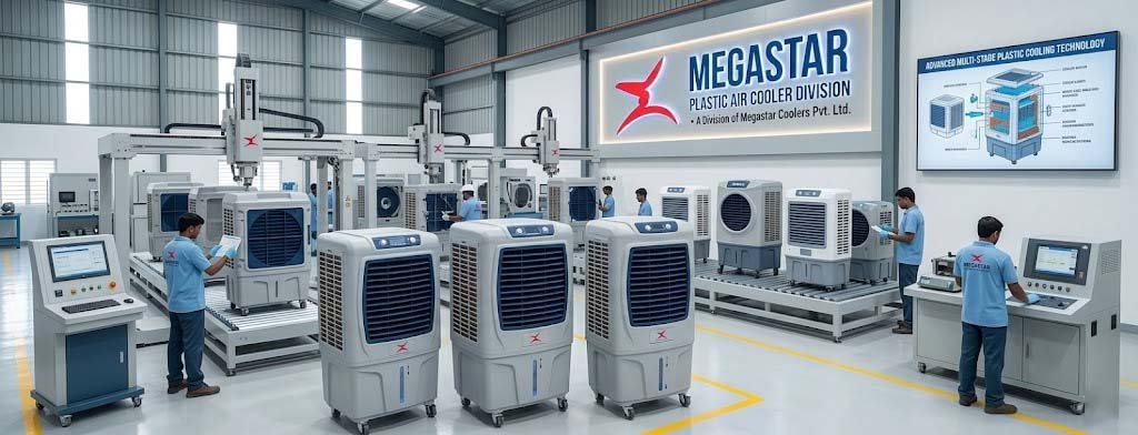 Plastic Industrial Air Cooler – Smart Cooling Solution for Modern Industries
