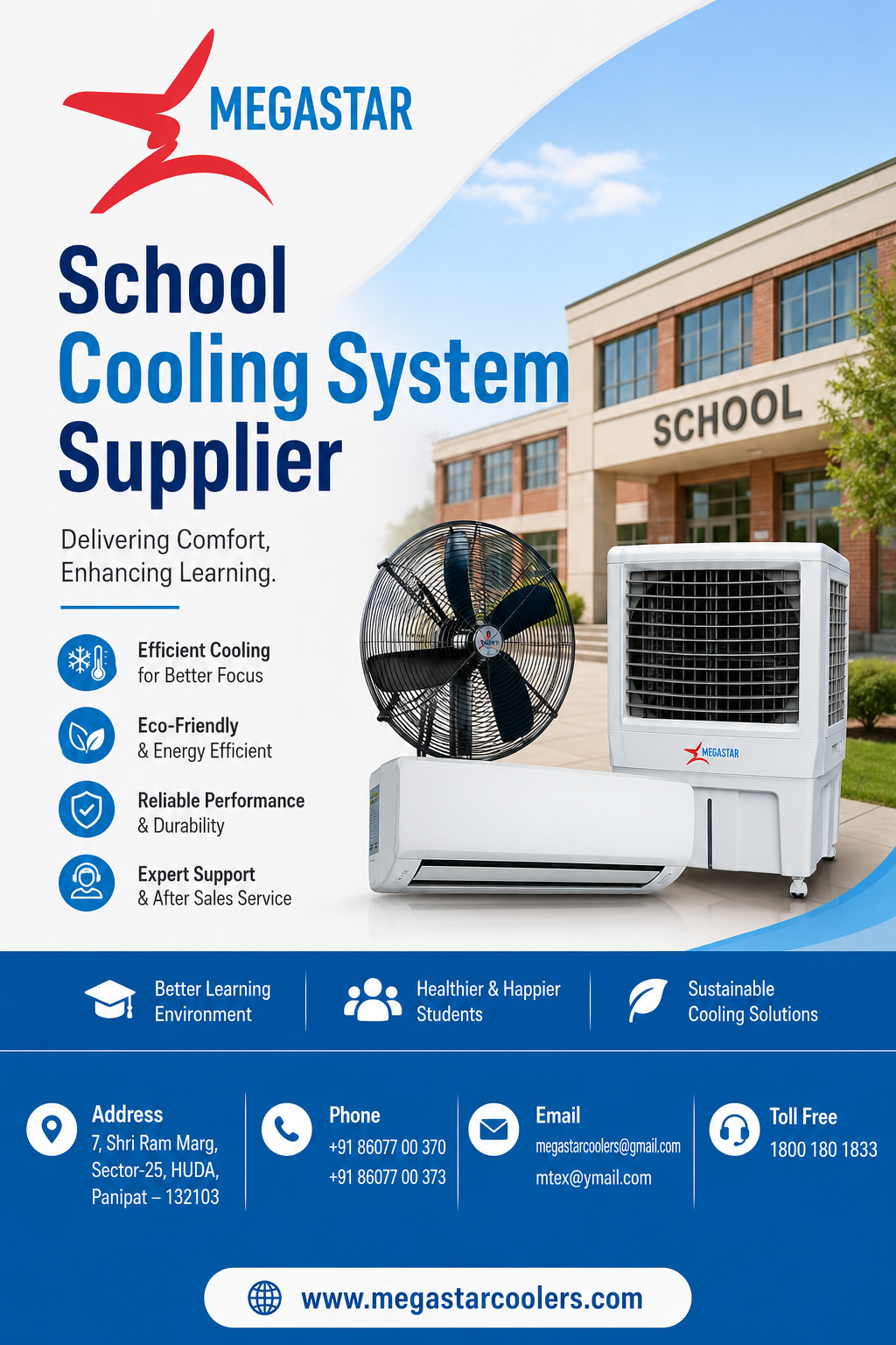 School Cooling System Supplier
