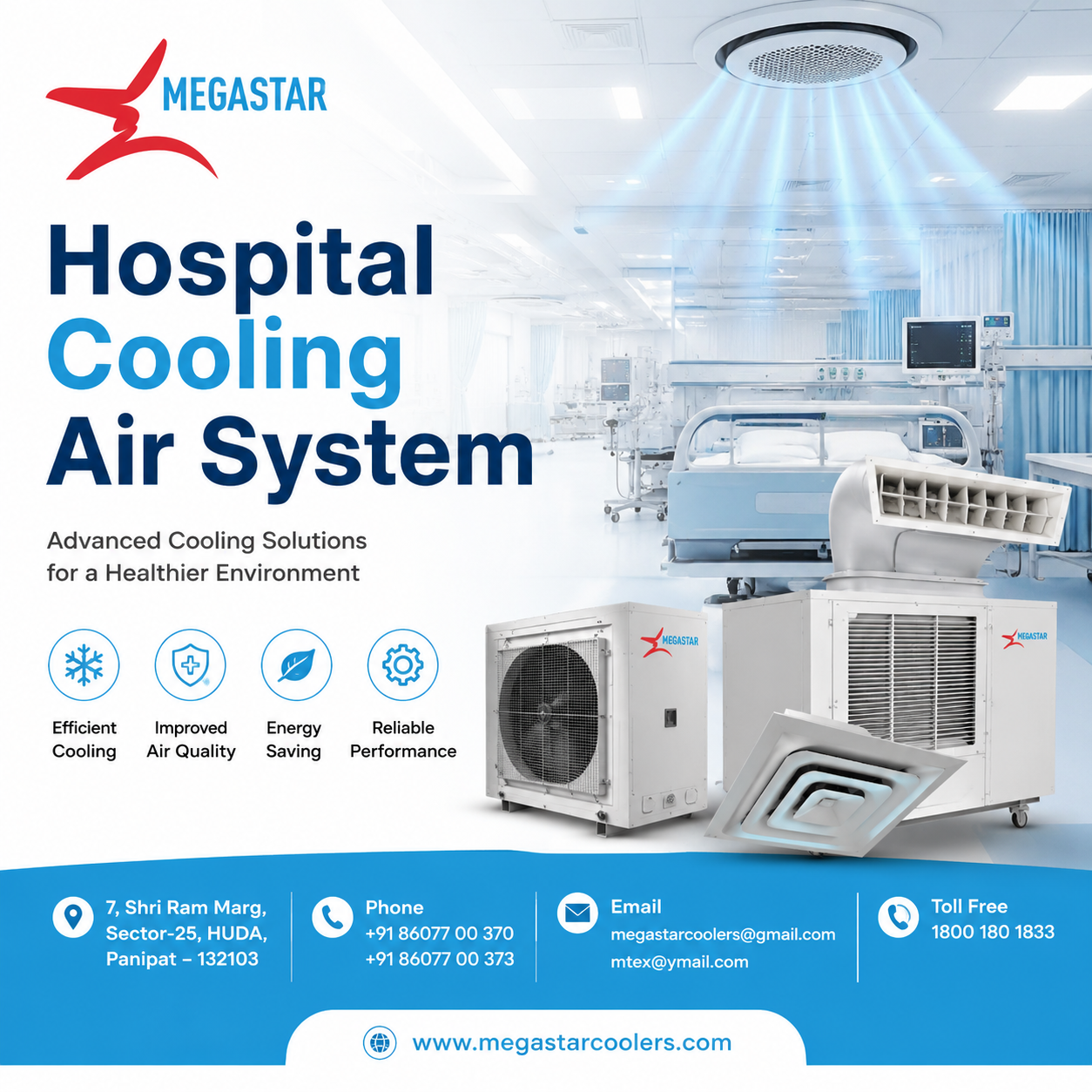 Best Hospital Cooling Air System for Indian Healthcare