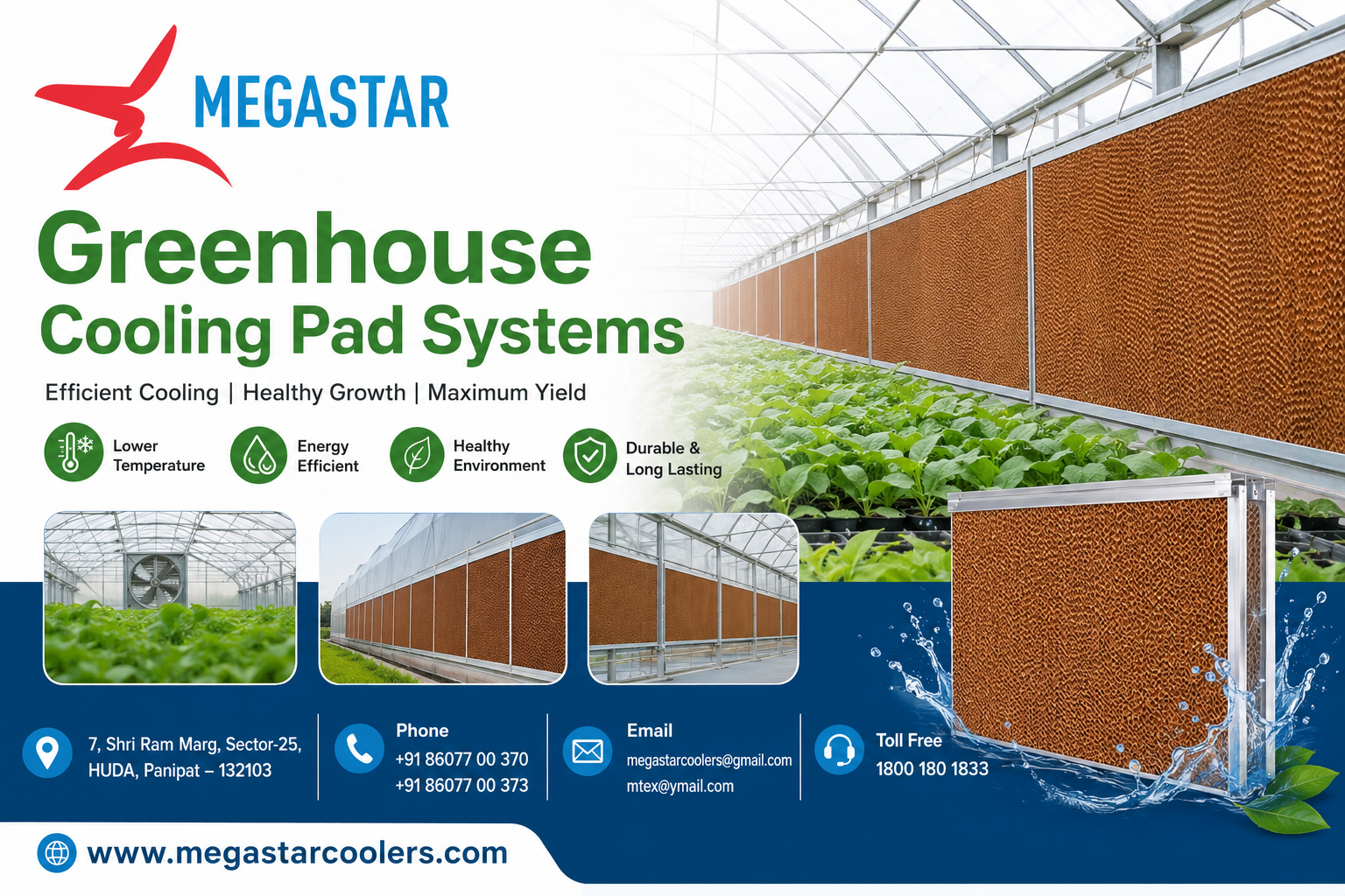 Beat the Heat: Best Greenhouse Cooling Pad Systems in India