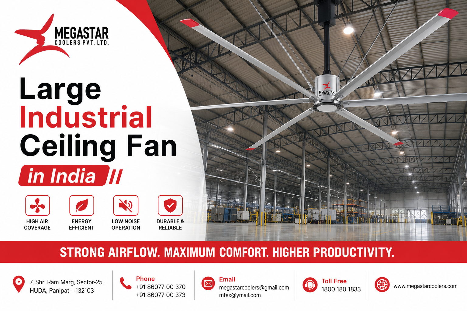 Complete Large Industrial Ceiling Fan Buying Guide for Indian Businesses in 2026