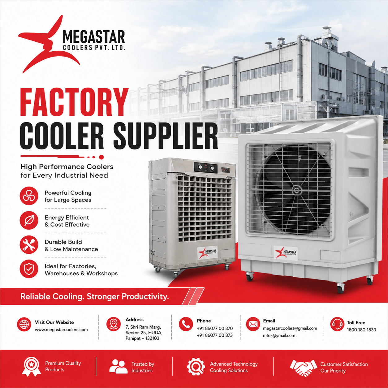 Factory Cooler Supplier