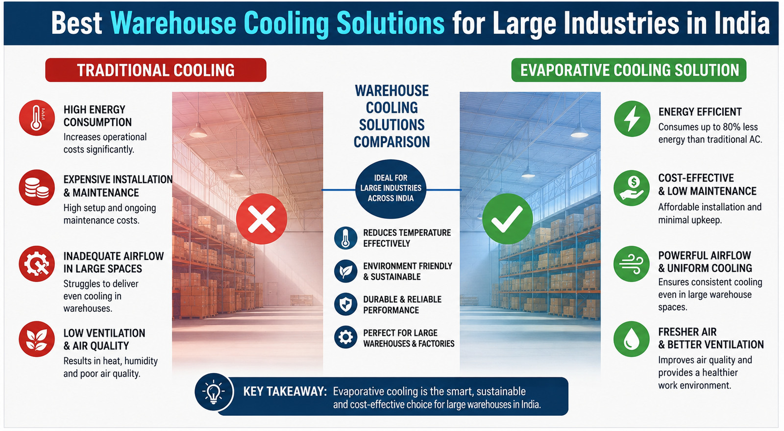 Best Warehouse Cooling Solutions for Large Industries in India