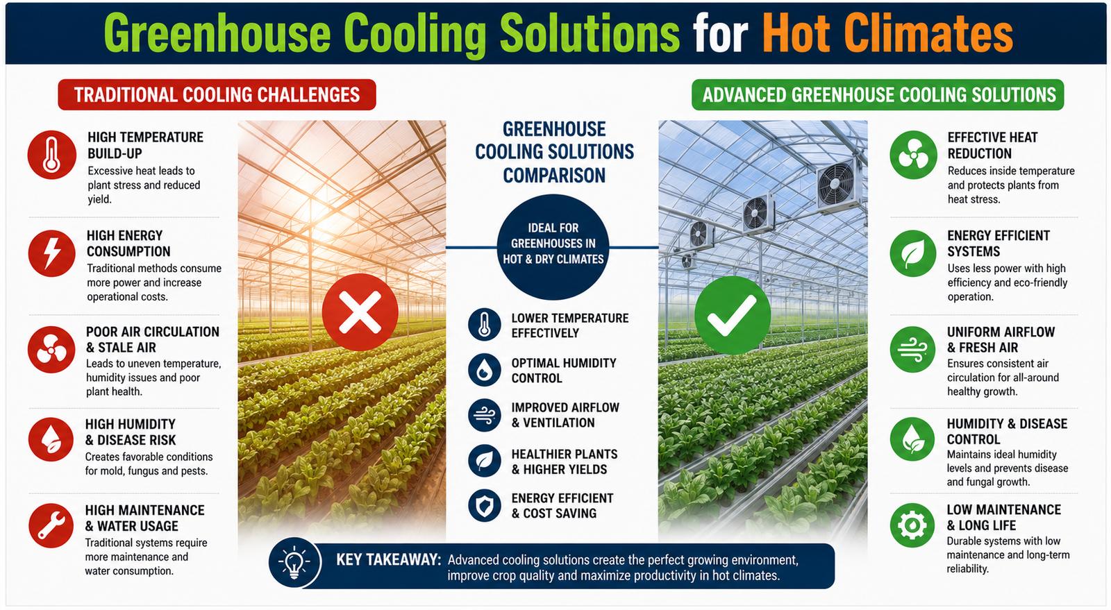 Greenhouse Cooling Solutions for Hot Climates